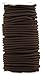Mandala Crafts 1/8 5/32 3/16 ¼ Colored Elastic Nylon Round Bungee Shock Cord, Tactical Rope Replacement Roll for Zero Gravity Chair Repair, Kayaks, DIY(4MM(114 FT or 35 Meters Long), Brown)