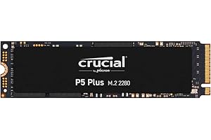 Crucial P5 Plus 2TB PCIe Gen4 3D NAND NVMe M.2 Gaming SSD, up to 6600MB/s - CT2000P5PSSD8, Solid State Drive
