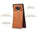 Samsung Galaxy Note 9 Card Holder Case, Note 9 Wallet Case Spaysi Slim, Galaxy Note 9 Folio Leather case, Flip Cover, Gift Box, for Note9 (Brown)