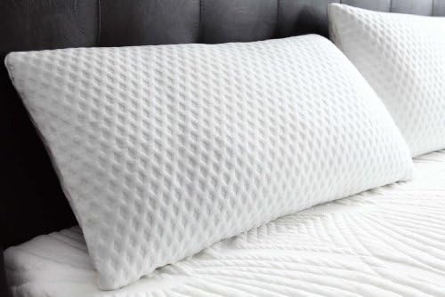 Amazon Com Ipedic Gel Infused Molded Memory Foam Pillow King