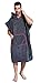 Winthome Changing Towel Robe, Surf Poncho (Gray) Short