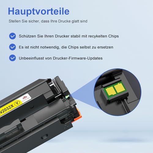 Toner Kingdom 415X M479fdw Toner with Chip Compatible with HP 415X 415A Multipack for HP Color LaserJet Pro MFP M479fdw Toner M479dw M454dw M454dn M479fdn M479fnw W2030X W2031X W2032X W203X 3X (4