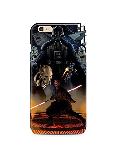 CASE LOCK LTD - Hard Rubber Phone case for Apple iPhone 6 / 6S (4.7 inch) - SW Darth Vader Storm Trooper Han Solo Yoda R2D2 Jedi Millenium Falcon Botanic Force Awaekens. Ships from Florida -Style 12