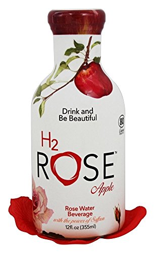 H2rose rose water beverage infused with  saffron , appl…