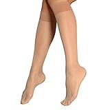 6 Pair Berkshire 6361 Sheer Support Knee High Sandal Toe