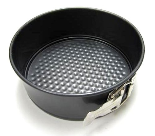 Chloe's Kitchen 203-185 Non-Stick Round Spring Form Pan, 7-Inch, Dark Grey