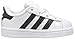 adidas Originals Infant Superstar Sneaker, White/Core Black/Core White, 9