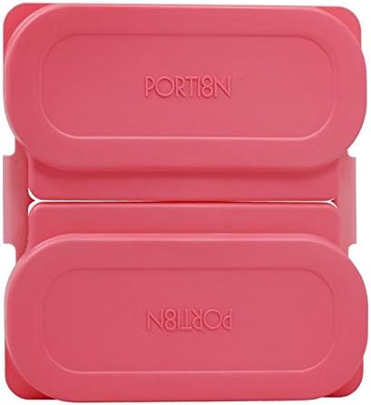 BariWare Portion8 Plate Set Perfect Pink