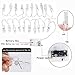 Zedoli Waterproof 20 LED Photo Clips String Lights, Battery Powered,String Lights for Indoor/Outdoor Decorate,String Lights with Photo Clips for Hanging Pictures,Cards and Artwork(10 Ft,Warm White)