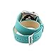 Wearlizer Genuine Leather Watch Band Replacement Strap w/ Metal Clasp for Apple Watch Series 1 2 All Models Double Tour Design - 38mm Tur