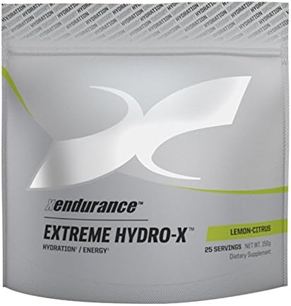 Xenduranceยฎ Extreme Hydro-X | Electrolytes & Sustained Hydration | Sustamineโข | Lemon-Lime | 25 Servings