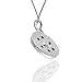 Souarts Silver Tone Color Snake Chain Necklace Fit 5.5mm Size DIY Round Snap Button Jewelry Charms 46.5cm