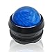 Massage Roller Ball FlatLED Manual Back Roller Massager Self Massage Therapy Tool for Sore Muscles, Pain Relief, Joint Pain, Essential Oils or Lotion Relax (Blue)