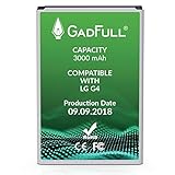 GadFull Battery Compatible with LG G4 | 2018 Production Date | Corresponds to The Original BL-51YF | Compatible with LG G4 | G4 Dual Sim | G4 Stylus | H815 | H818P | H635