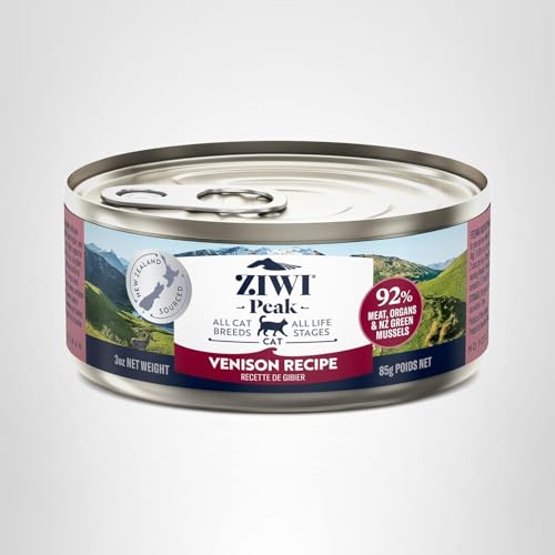 ZIWI PEAK WET CAT FOOD – ALL NATURAL, HIGH PROTEIN, GRAIN FREE, LIMITED INGREDIENT, WITH SUPERFOODS