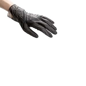 Amazon.com: Large Black Nitrile Gloves - Powder-Free Food