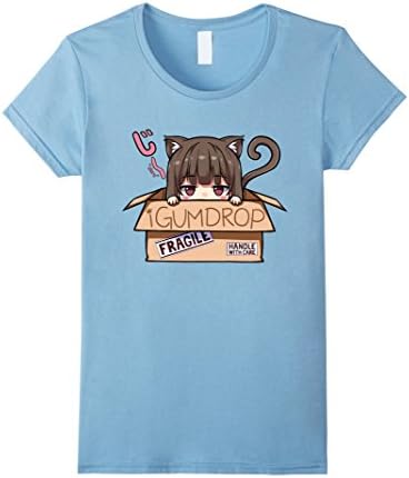 Womens gumiLurk T-Shirt Medium Baby Blue