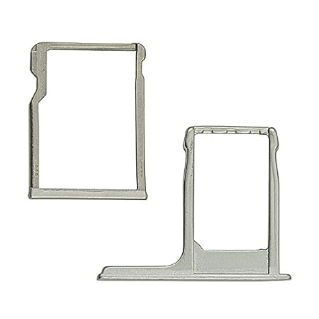 BisLinks® Silber Sim Karte Tablett + SD Memory Kartenleser Halter Austausch for HTC One M8
