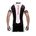 WOLFBIKE Men's Cycling Short Sleeve Jersey, OR Jersey + 3D Padded Shorts Set (British Wind, US S/CN L)