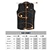 Vinmori 2018 Electric Heated Vest Washable Size Adjustable (Battery Not Included)