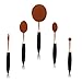 Makeup Brushes Set 5pcs Professional Oval Toothbrush Foundation Contour Powder Blush Concealer Eyeliner Blending Brush Cosmetic Make UP Brushes Tool Set