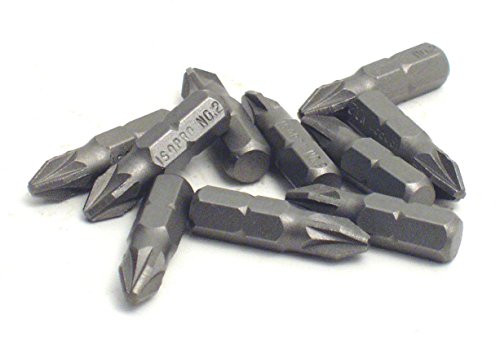 Eazypower 88131 Non-Reduced 2" Long #2 Phillips (10 Pack)