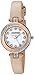 Armitron Women's 75/5542MPRGBH Genuine Crystal Accented Rose Gold-Tone and Blush Pink Leather Strap Watch