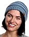 Tough Headwear Womens Winter Hat - Warm Chunky Cable Knit Beanies - Winter Beanie Hats for Women Cold Weather - Beanies Women Light Blue