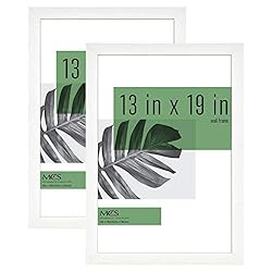 MCS Studio Gallery Frame, White Woodgrain, 13 x 19