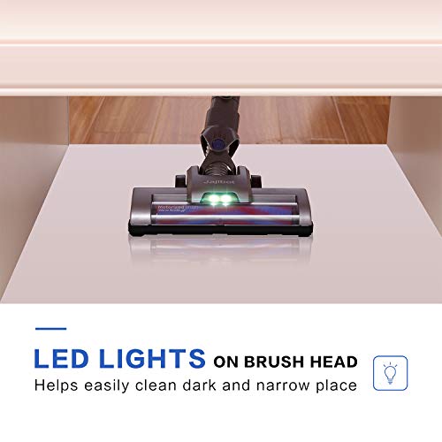 Jajibot Cordless Vacuum Cleaner, 18KPa Suction 180W Brushless BLDC