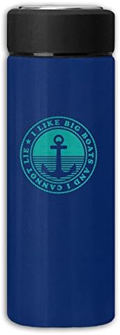 I Like Big Boats And I Cannot Lie Grind Arenaceous Business Travel Mug Office Coffee Tea Water Bottle Cups Stainless Steel Vacuum Cup For Unisex
