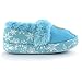 Disney Girl's Anna and Elsa Aline Slippers (5-6 M US Toddler, Blue)
