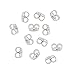 Beadaholique 5005080 Sterling Earring Backs, 4mm, Silver, 12 Piece (Pack of 1)