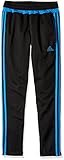 adidas Mens Youth Tiro Pant, black/Ray Blue, Small