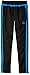 adidas Mens Youth Tiro Pant, Black/Ray Blue, X-Large