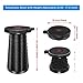 Ledeak Portable Folding Camping Stool, Foldable Telescopic Plastic Stool with Adjustable Height and Easy Carry Handle, 287 lbs Capacity for Kids Adults, Kitchen Bathroom Outdoor Fishingthumb 1