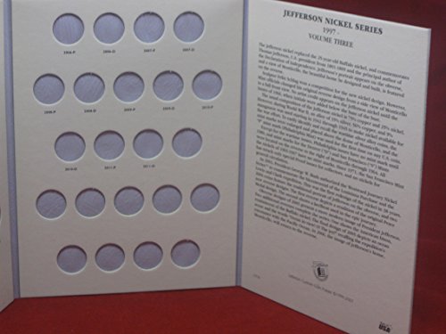 Littleton LCF26 1997-2008 Jefferson Nickel Folder, Volume 3