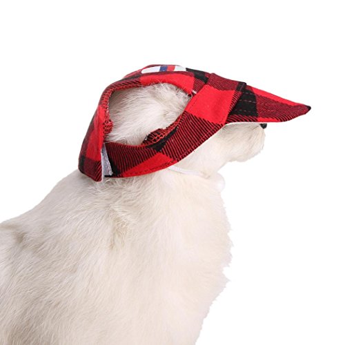 image for Nacome Dog Hat, Pet Baseball Cap Dogs Sport Hat Visor Cap with Ear Hol