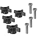 Peachtree Woodworking 3/8 x 16 Star Knob and Bolt - 4 Pack - PW6110