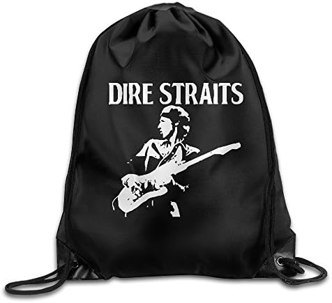Gym Dire Straits Mark Knopfler Postser Drawstring Backpack Bag
