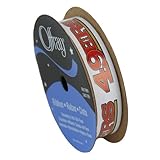 SAN FRANCISCO 49ERS RIBBON-SAN FRANCISCO 49ERS HAIRBOW RIBBON, CRAFTING RIBBON, GIFT WRAP RIBBON-5/8