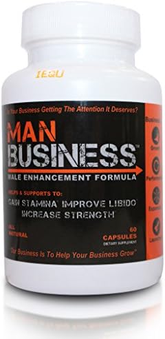 Man Business - The Best Male Enhancement and Testosterone Booster Pills - Increase Your Energy, Maximize Size, Prolong Stamina While Boosting Confidence! - 60 Capsules