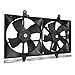 Radiator AC Condenser Cooling Fans For 2002-2006 Nissan Altima 2.5L 3.5L, For 2004-2008 Nissan Maxima 3.5L ATRDF012