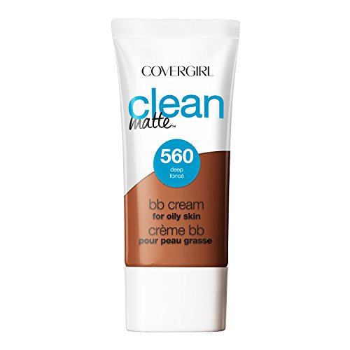 COVERGIRL Clean Matte BB Cream Deep 560 For Oily Skin, 1 oz