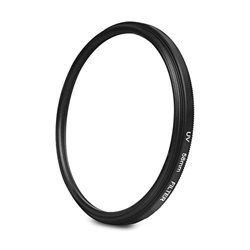 D&F 58MM Professional Photography UV Filter with Lens Cover and Adapter for Original Hero 5 / 6 Waterproof Case