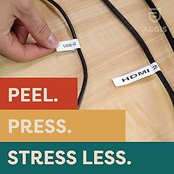 Aegis Adhesives 6-Pack (6 Color) Label Tape