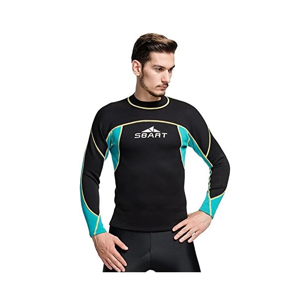 Neoprene-Mens-Wetsuits-Basic-Skins-2MM-Long-Sleeve-Crew-Wetsuit