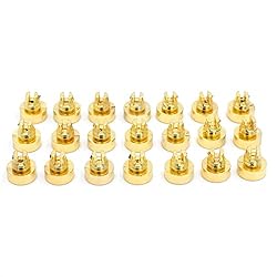 RTRHINOTUNING 100PCS Gold Wheel Rim Lip Rivets Nuts