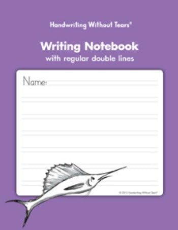 Handwriting Without Tears Writing Notebook with regular double lines