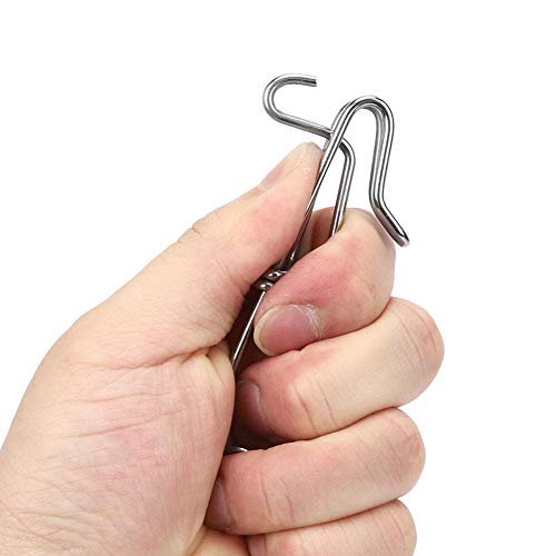 Alomejor 10 Stück Angeln Lock Snaps Barrel Swivel Angeln Schnappclip Hochfester Astaufhänger Snap Float Schnur… – Bild 7